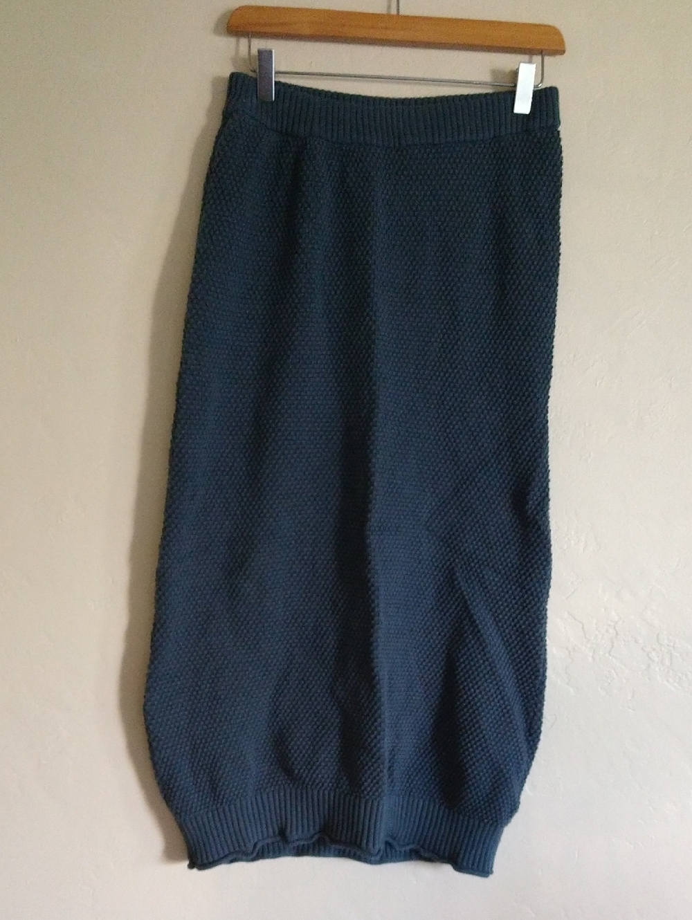 Free People Teal Hailee Knit Maxi Skirt Size Small